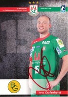Yves Grafenhorst  SC Magdeburg 2014/2015  Handball Karte signiert - 264849