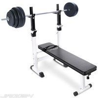 Hantelbank Trainingsbank Kraftstation Langhantel Set Hantelscheiben+Dips-Barren