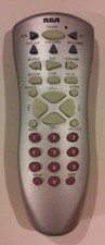 RCA RCU410WM SILVER UNIVERSAL TV VCR DVD AUX DBS CABLE 4 IN 1 REMOTE!