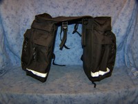 Doppel Gepäckträger Tasche Fahrrad Fahrradtasche Satteltasche Gepäckträgertasche