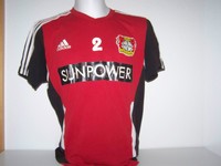 Bayer 04 Leverkusen original Trainingsshirt 12/13,D.Schwaab