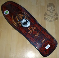POWELL PERALTA Pro Welinder Nordischen Schädel Skateboard Deck '80s Rot
