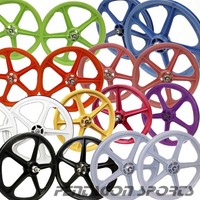 20 Zoll BMX Oldschool Laufrad Satz MAG Felgen Fahrrad Kult Rad Skyway Tuff II