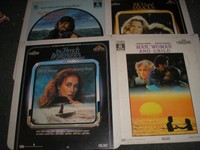 LOT OF 4 LASER DISCS CED VIDEODISC PAL UK-RICH & FAMOUS-FRENCH LIEUTENANTS WOMAN