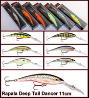 Rapala Deep Tail Dancer Trolling Wobbler 11cm 22g RAPTDD11 Schleppwobbler Balsa