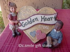 Sarah's Attic "Golden Heart Store Sign" 1993 Ltd Ed w/Coa Rare!