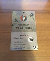Sammler Used VIP Ticket #38 Wales Nordirland Northern Ireland UEFA EURO Platinum