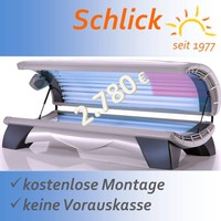 Solarium Sonnenbank HAPRO Jade Combi 24 Lc mit Niederdruck-Gesichtsbräuner