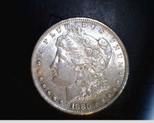 1880 Us Morgan Dollar, Uncirculated, .7734 oz Silver (Us-6376)