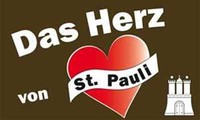 Das Herz von St. Pauli Fahne Flagge Fahnen 1,50x0,90 NEU Fanfahne NEUWARE