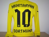 Dortmund Matchvorbereitetes Wintertrikot Home 13/14