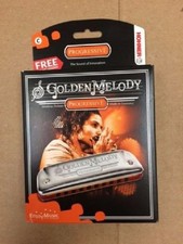 HOHNER 542BXC-U GOLDEN MELODY HARMONICA KEY OF C MADE IN GERMANY NEW WITH CASE 