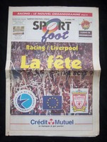 Orig.PRG   UEFA Cup  1997/98   RACING STRASBOURG - FC LIVERPOOL  !!  SELTEN