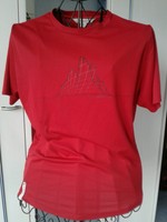 SALEWA Herren-Markentrikot Sport-Funktions-Shirt 52 L/XL rot kurzarm