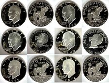 1973 - 1978 S Clad Proof Ike Eisenhower Dollar Collection 6 Coins Us Mint $1 Lot