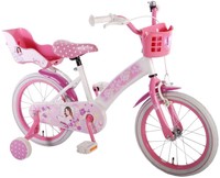 Kinderfahrrad Disney Violetta 16" Zoll pink weiß Mädchen Fahrrad Rücktrittbremse