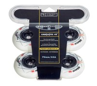 Hyper Outdoor-Rollen für Inlineskates Cre[a]te+G - weiß - 76mm -  85A