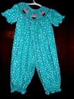 THREE SISTERS Smocked Cupcake Bubble Romper Size 18 Months VERY CUTE
