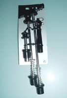 Aggressive Schnellspannset mit Diebstahlschutz schwarz Schnellspaner