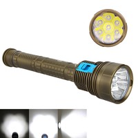 SKYRAY 14000LM 7xCREE XM-L2 LED Diving Hauptlampen Taschenlampe Wasserdicht