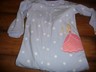 NEW Carters girls size 2T pretty polka dot princess sleeper NWT fleece