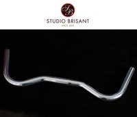 NEW Moustasche Lenker silber poliert 23,8 mm Klemmung  25,4 mm - 3 TTT Form