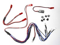 1:10/1:16/1:18 RC Car Fahrzeug Flugzeug 6 LED Beleuchtung mit Gehäusen JR