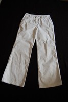 Modische,weiße Sommerhose Gr. 36 Baumwolle, S.Oliver