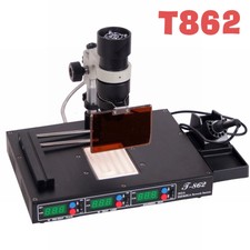 US STOCKED! T862 SOLDERING REWORK STATION INFRARED SMT SMD IRDA WELDER MACHINE