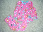 NWT THE CHILDRENS PLACE PINK SKI SCENE LONG PAJAMAS SIZE 3 3T
