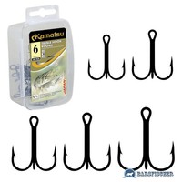 20 X DRILLINGSHAKEN, DRILLINGE, KAMATSU TREBLE HOOK ROUND, DRILLING, ANGELHAKEN