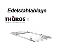 Edelstahlablage für Thüros I Edelstahlgrill Bratwurstgrill Ablage Grillzubehör 