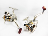 2x Angelrolle SG300 6BB Ball Stationärrolle f Rute Spinning Aluspule Rolle 5.1:1