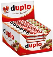 (1000g=13,82€) Ferrero Duplo - Schokoriegel - 40 Riegel