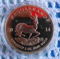 Krügerrand 1 OZ 2014-Krügerrand 1 Unze 2014