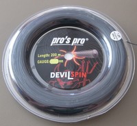 Pro`s pro Tennissaite DEVILSPIN, 1.26, 12 m von der Rolle