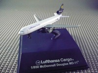 NewRay® Lufthansa Cargo Mc Donnell Douglas MD-11™ 1:850 in Vitrine wie Bild Neu
