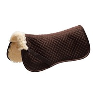 Sattelunterlage mit Fell von Equi-Theme in Braun Islandpferd Isländer Tölt