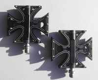 Iron Cross / Eisernes Kreuz Pedale 9/16 schwarz