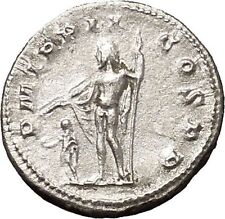 Gordian III 239AD Silver Authentic Ancient Roman Coin Zeus Jupiter Cult i53130