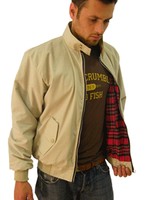 Campbell Cooper Brand New Classic Harrington Jacket Mod Skin Soul Cream Large