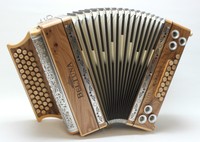 Steirische Harmonika BELTUNA Alpstar IV D Exklusiv, B-Es-As-Des, Michlbauer Sys.