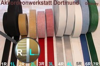 50 m Rolle - Kaliko, Akkordeon Balg- einfassungsstreifen, accordion bellows tape