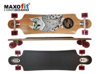 MAXOfit® Deluxe Longboard "Silver Bird No.14", 103 cm