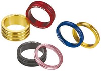 Token Spacer-Set 1 1/8" A-Head Spacer-Set 15/10/5 mm, ot, blau, schwarz, gold