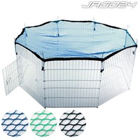 Gehege Freilaufgehege Freilauf Freigehege Schutznetz Tür Kleintiergehege Neu