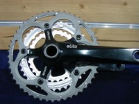 Kurbelgarnitur SRAM elita 6XP 50/39/30T schwarz 172,5mm Powerglide Truvativ