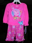  "PEPPA PIG" GIRLS 2 Pc PINK PAJAMAS SET SIZE 18 MONTHS NWT