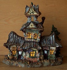 Boyds Bearly-Built Villages~Town Depot-Bearsylvania Station~Bear/Train~Mib