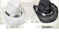 Strohhut Stroh Hut Cowboy Country Western Hut  Gr. 55-60